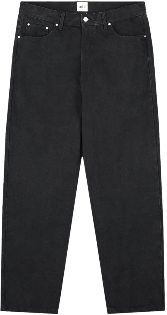 Arte Antwerp Jeans Circle Logo Pocket Denim Neri Divers