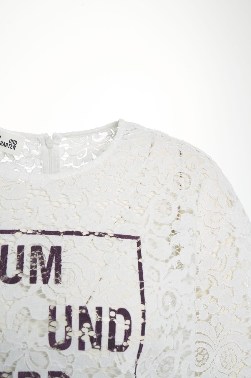 Arte Antwerp Lace t-shirt 'Mandie' Wit