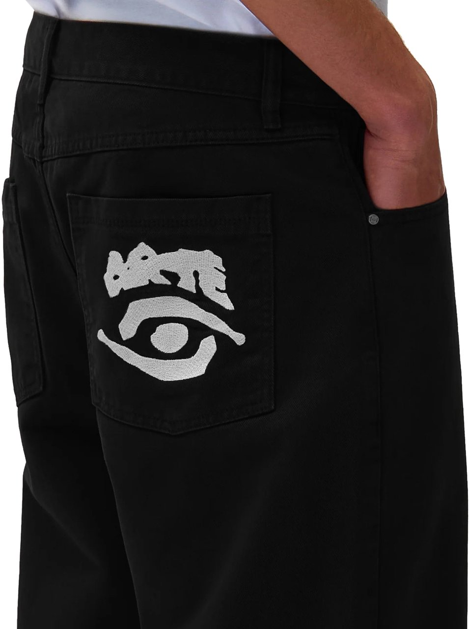 Arte Antwerp Pantalone Back Pocket Graphic Nero Zwart