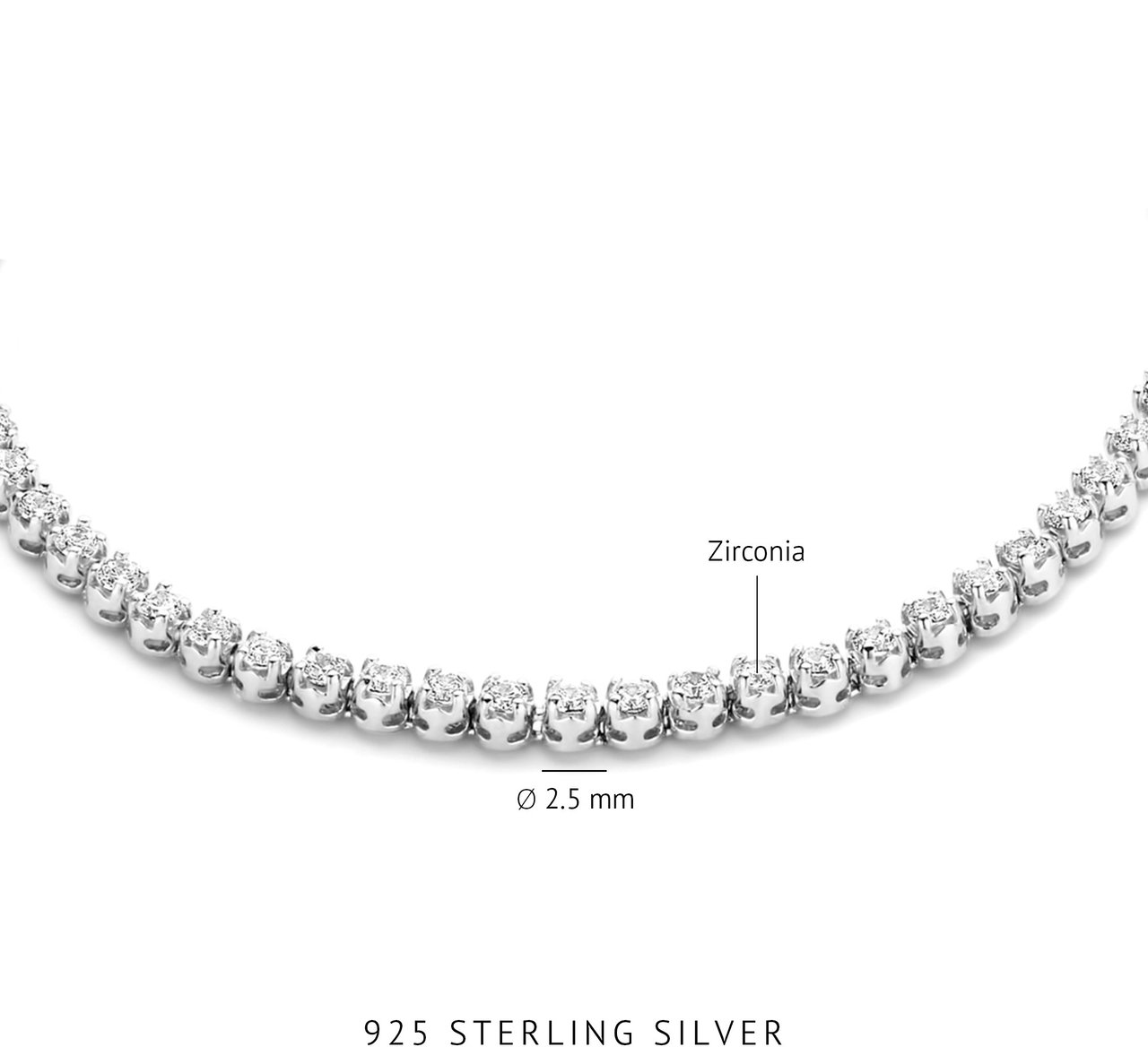 Arte Antwerp Santa Maria della Base Armband met Zirkonia Goud