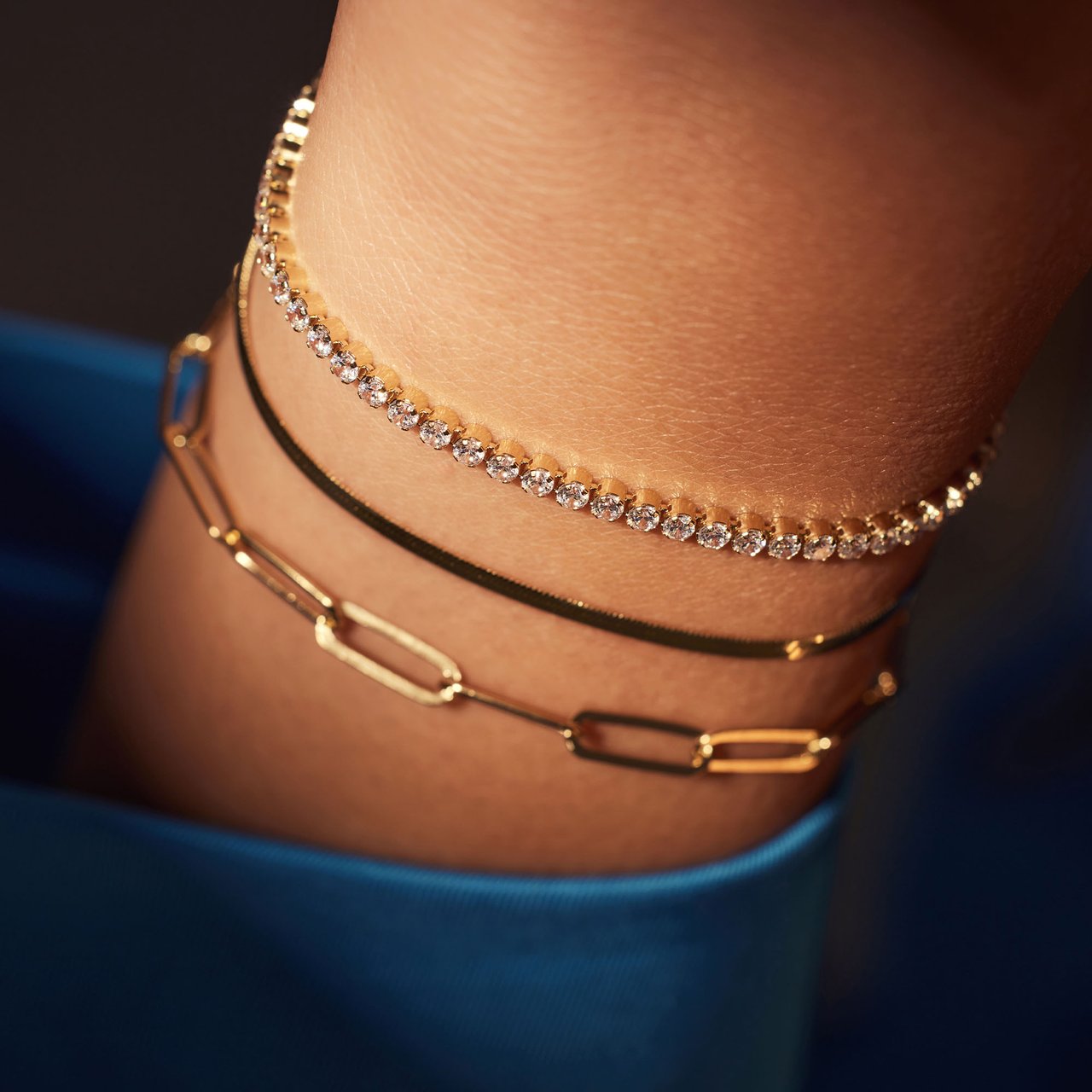 Arte Antwerp Ponte Vecchio Pitti Armband met Zirkonia Goud