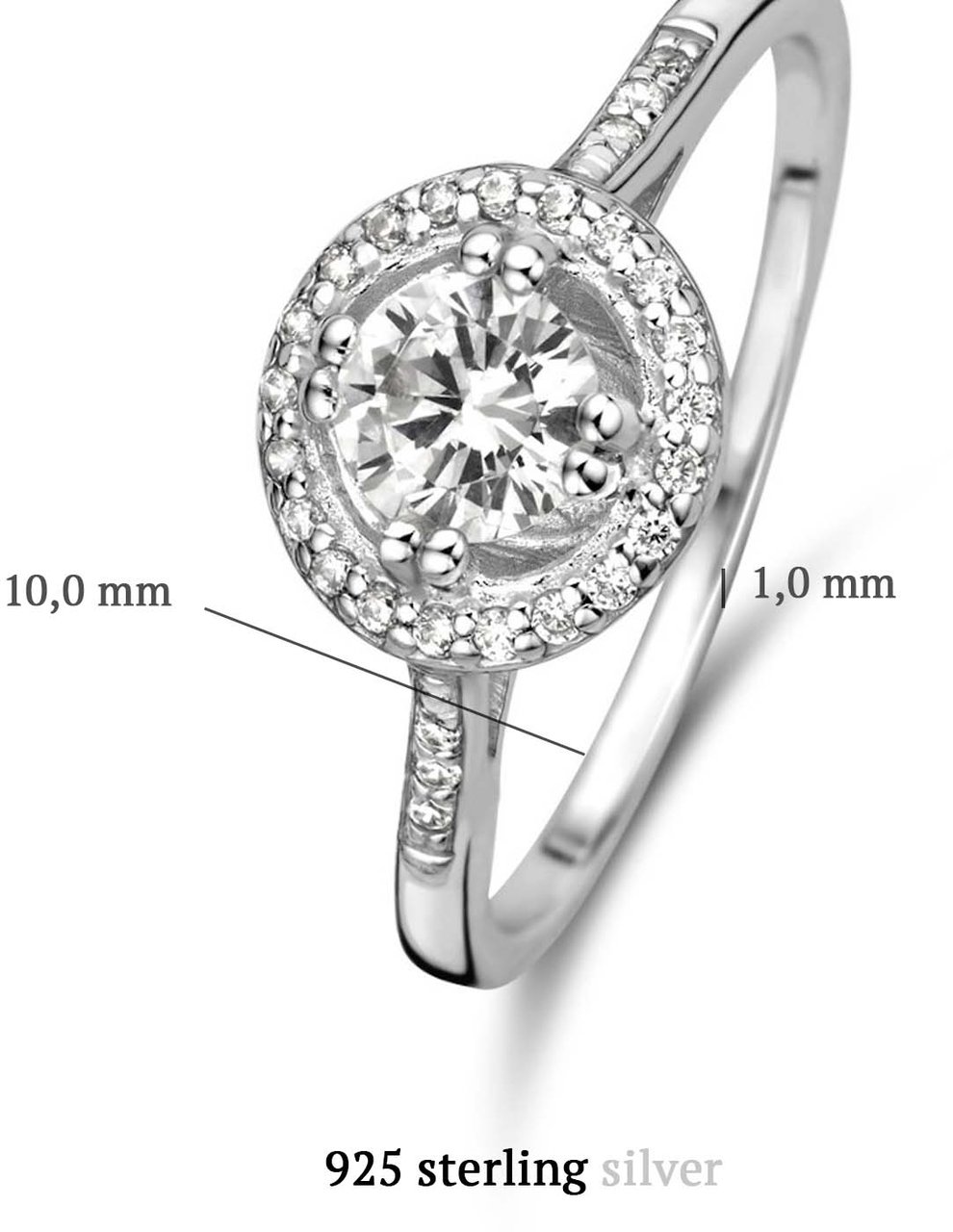 Arte Antwerp Ponte Vecchio Dalia Ring Zilver