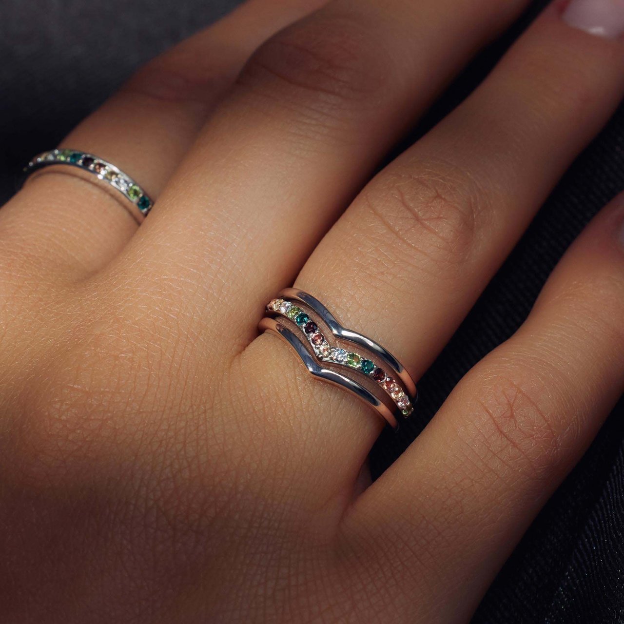 Arte Antwerp Santa Maria del Fiore Ring met Zirkonia Divers