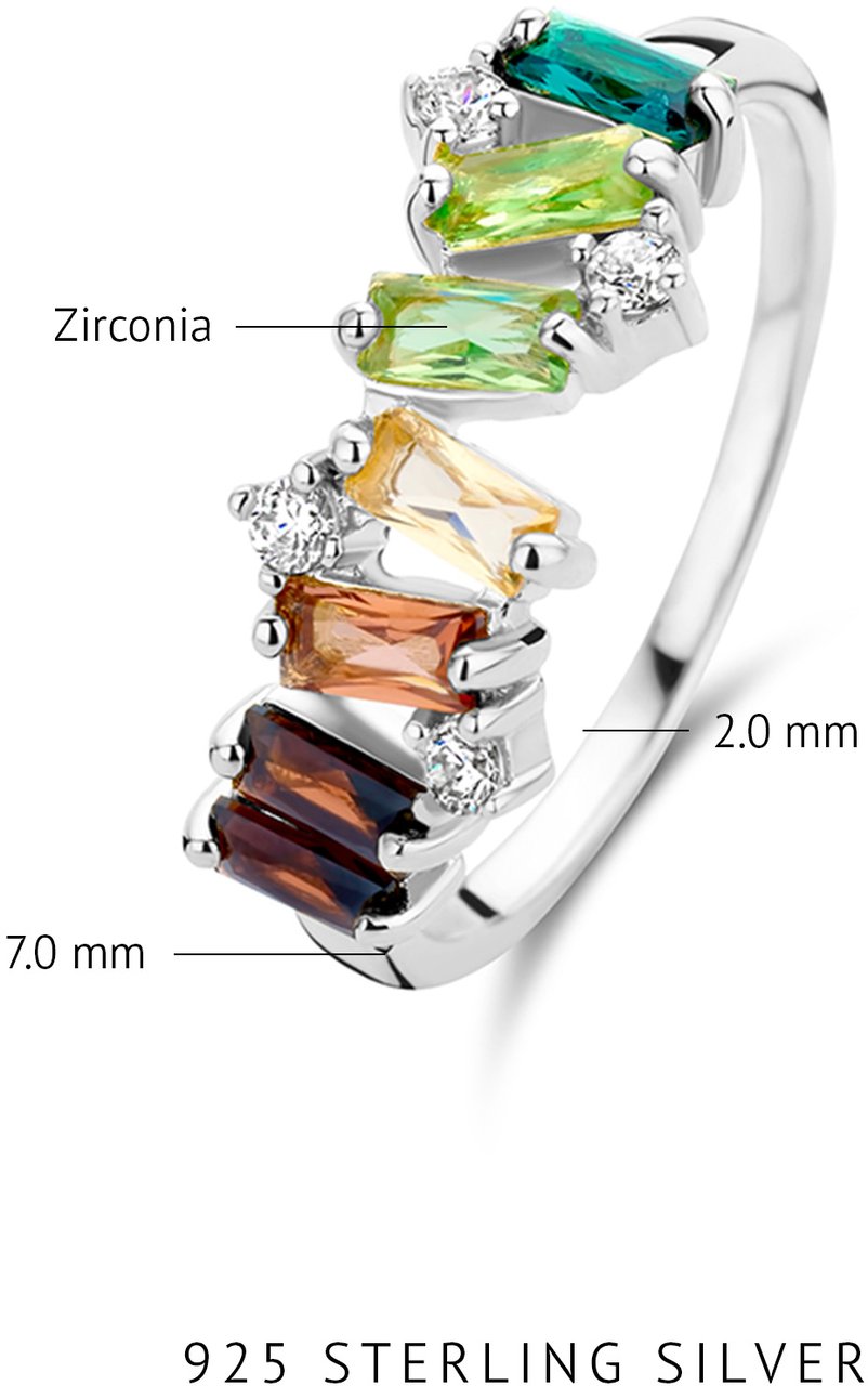 Arte Antwerp Santa Maria del Fiore Ring met Zirkonia Divers