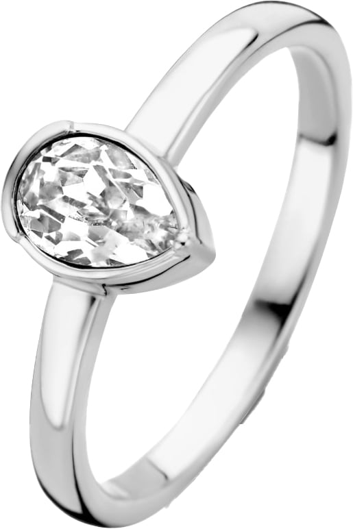 Arte Antwerp Cento Luci Natale Ring met Preciosa kristal Zilver