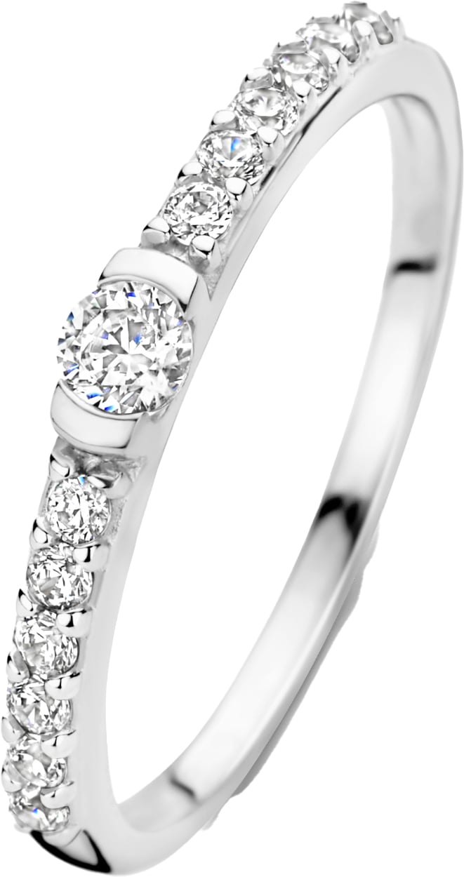 Arte Antwerp Santa Maria della Base Ring met Zirkonia Zilver