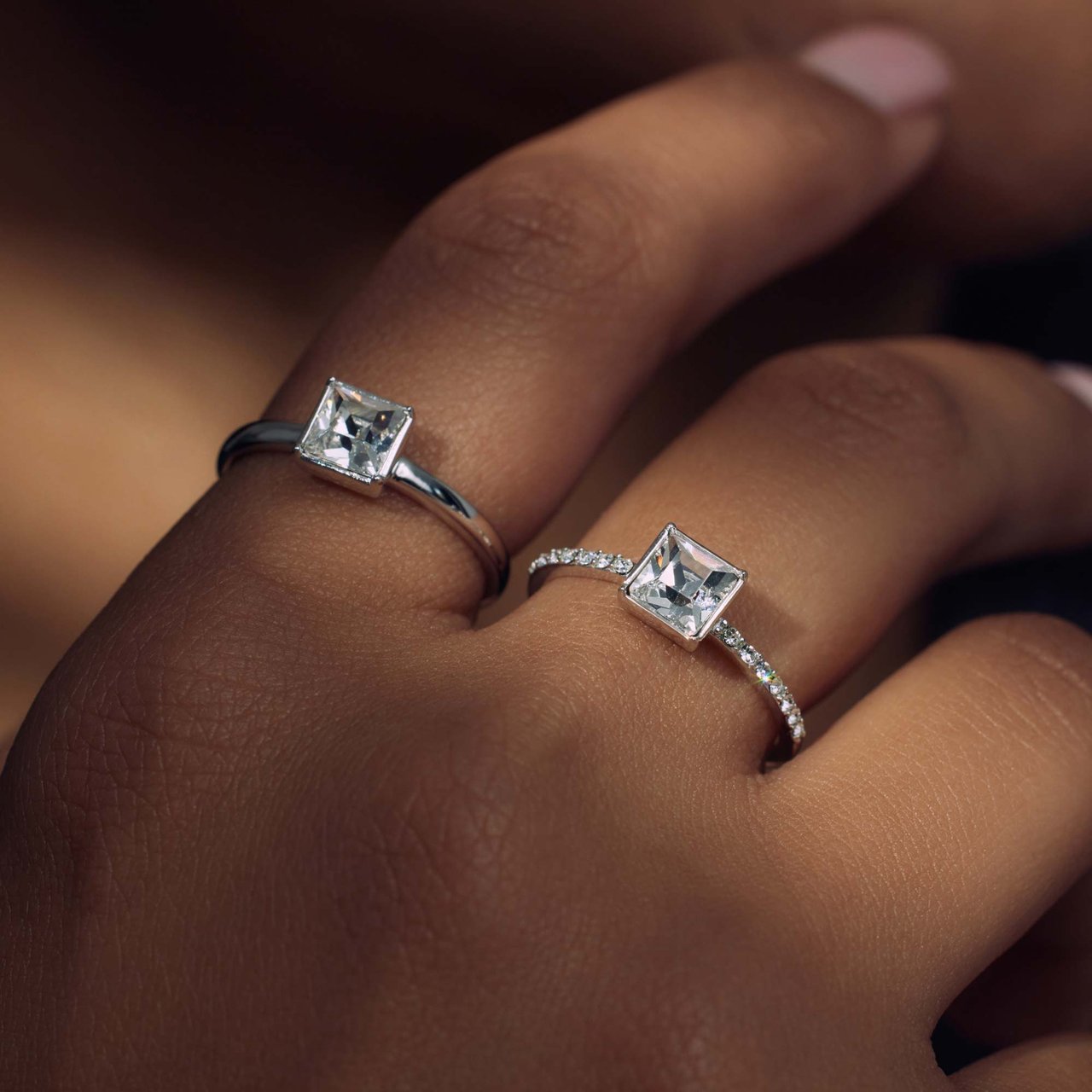 Arte Antwerp Cento Luci Pia Ring met Preciosa kristal Zilver