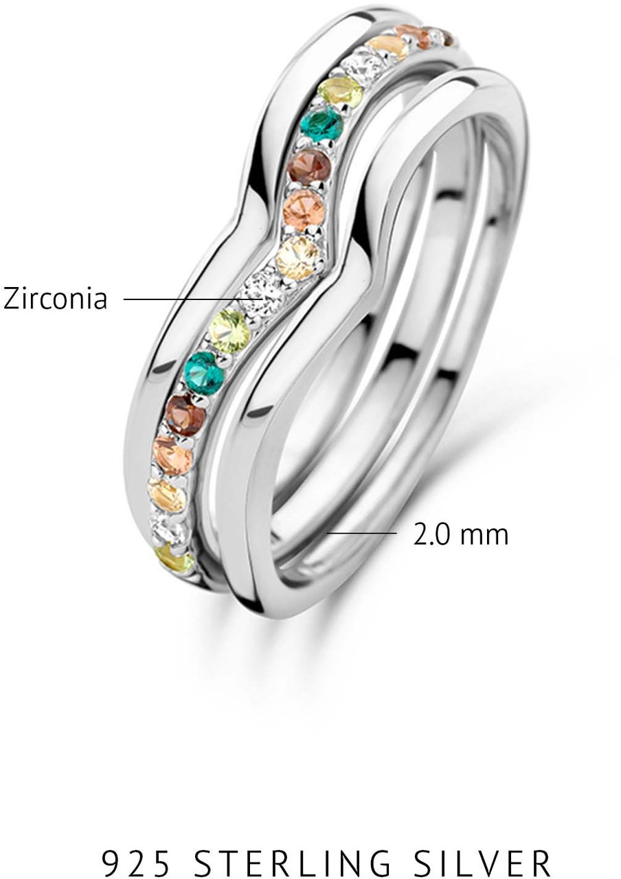 Arte Antwerp Santa Maria del Fiore Ring met Zirkonia Divers