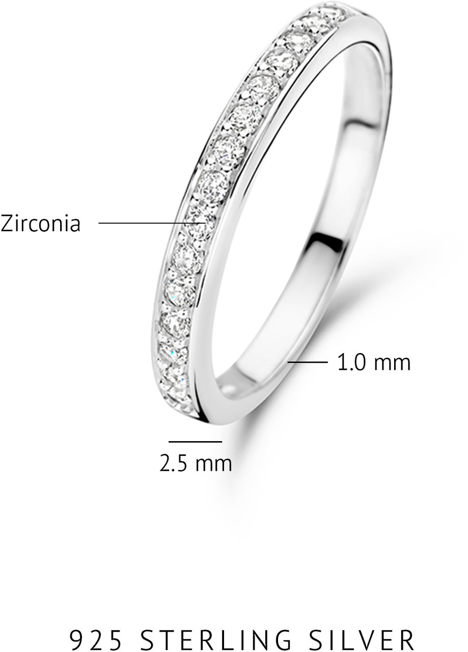 Arte Antwerp Santa Maria della Base Ring met Zirkonia Zilver