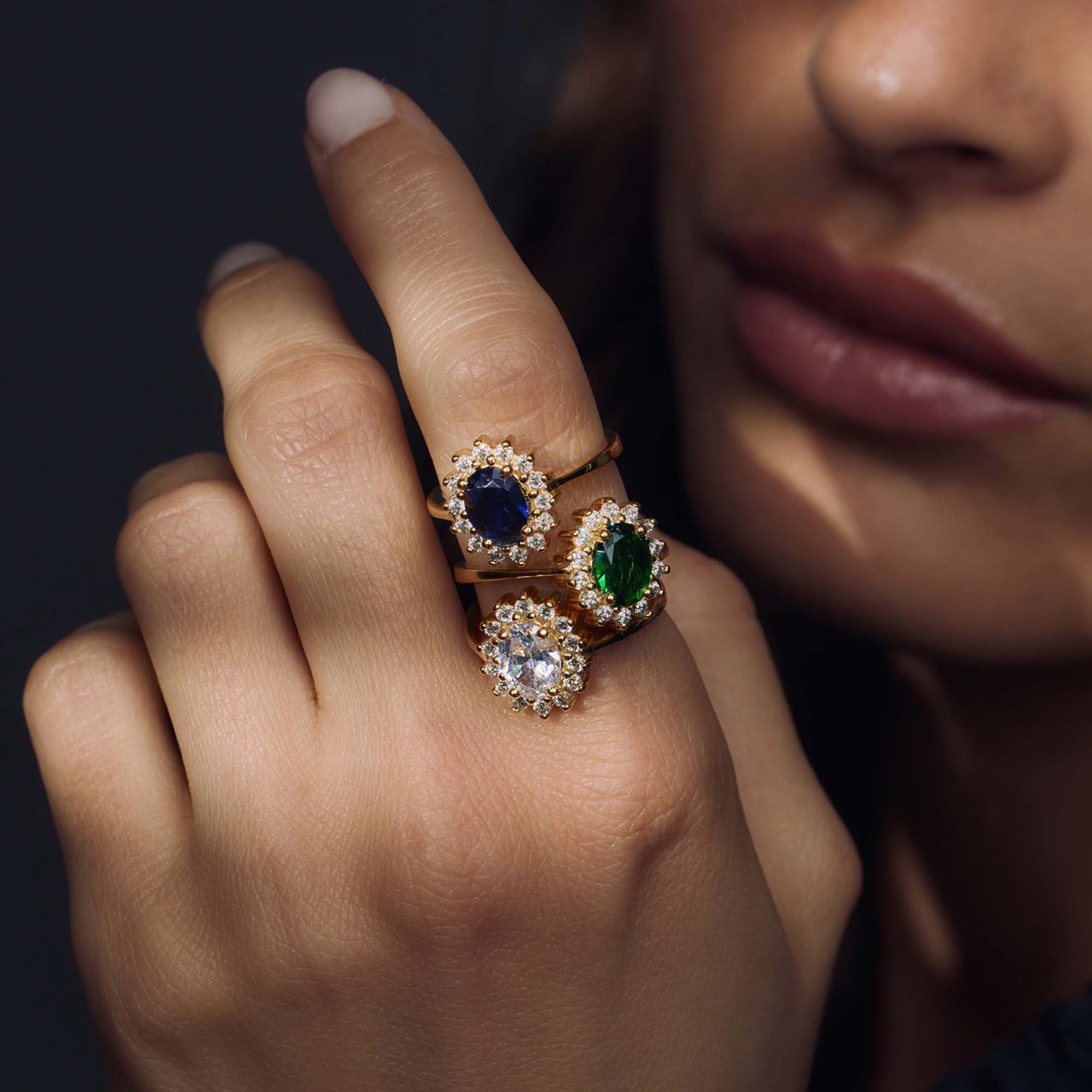 Arte Antwerp Mia Colore Verdi Ring met Zirkonia Divers