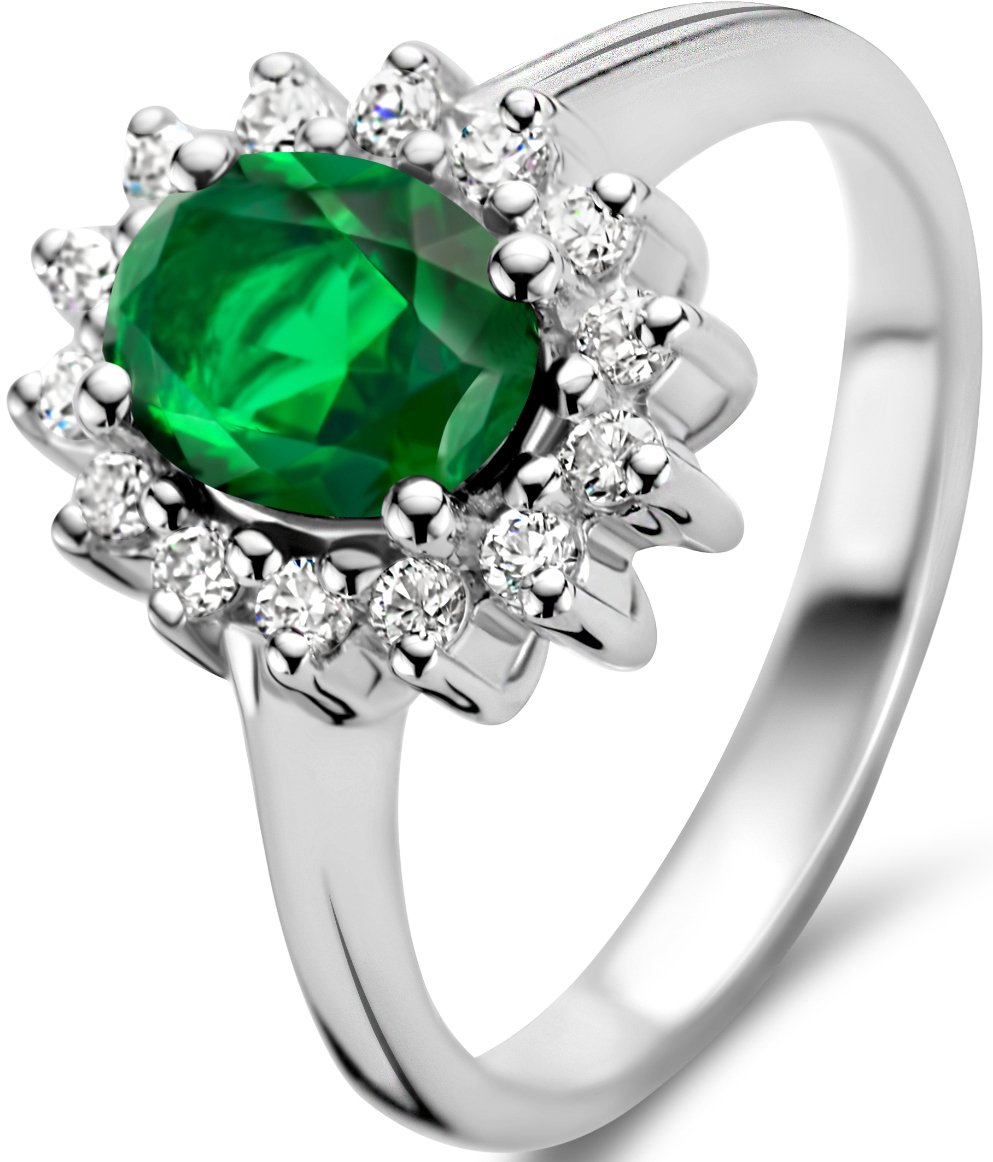 Arte Antwerp Mia Colore Verdi Ring met Zirkonia Divers