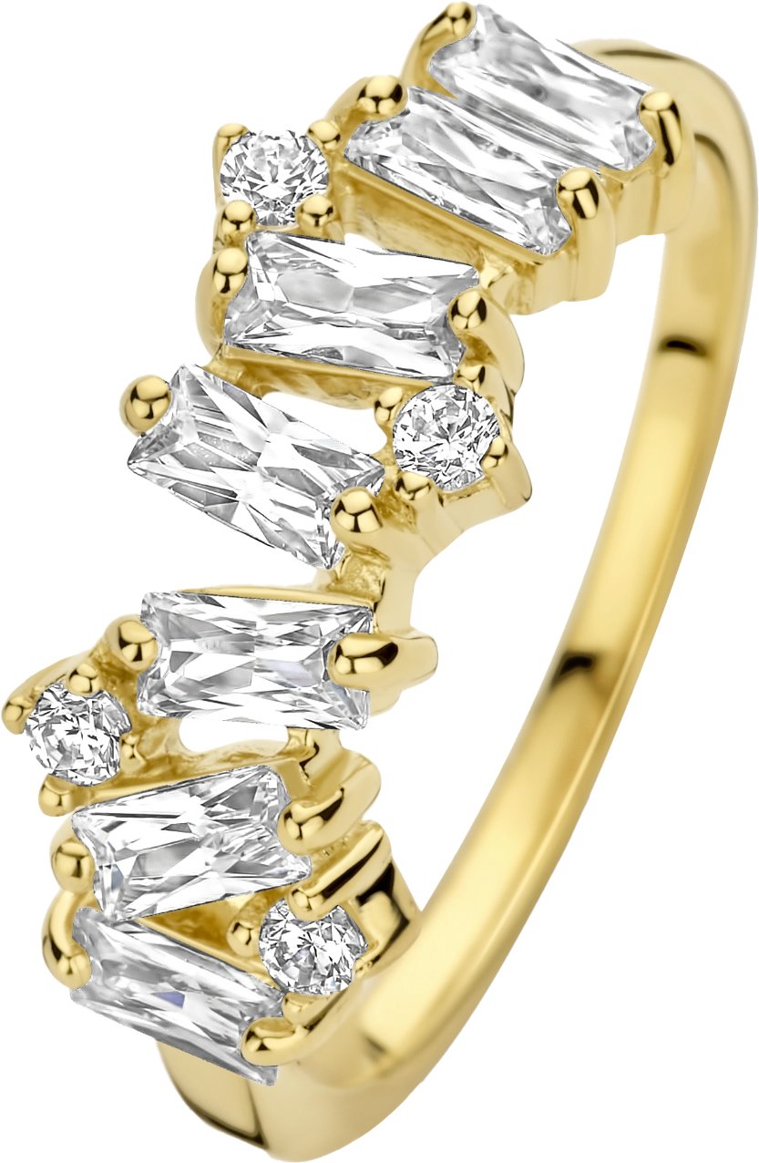 Arte Antwerp Santa Maria della Base Ring met Zirkonia Goud