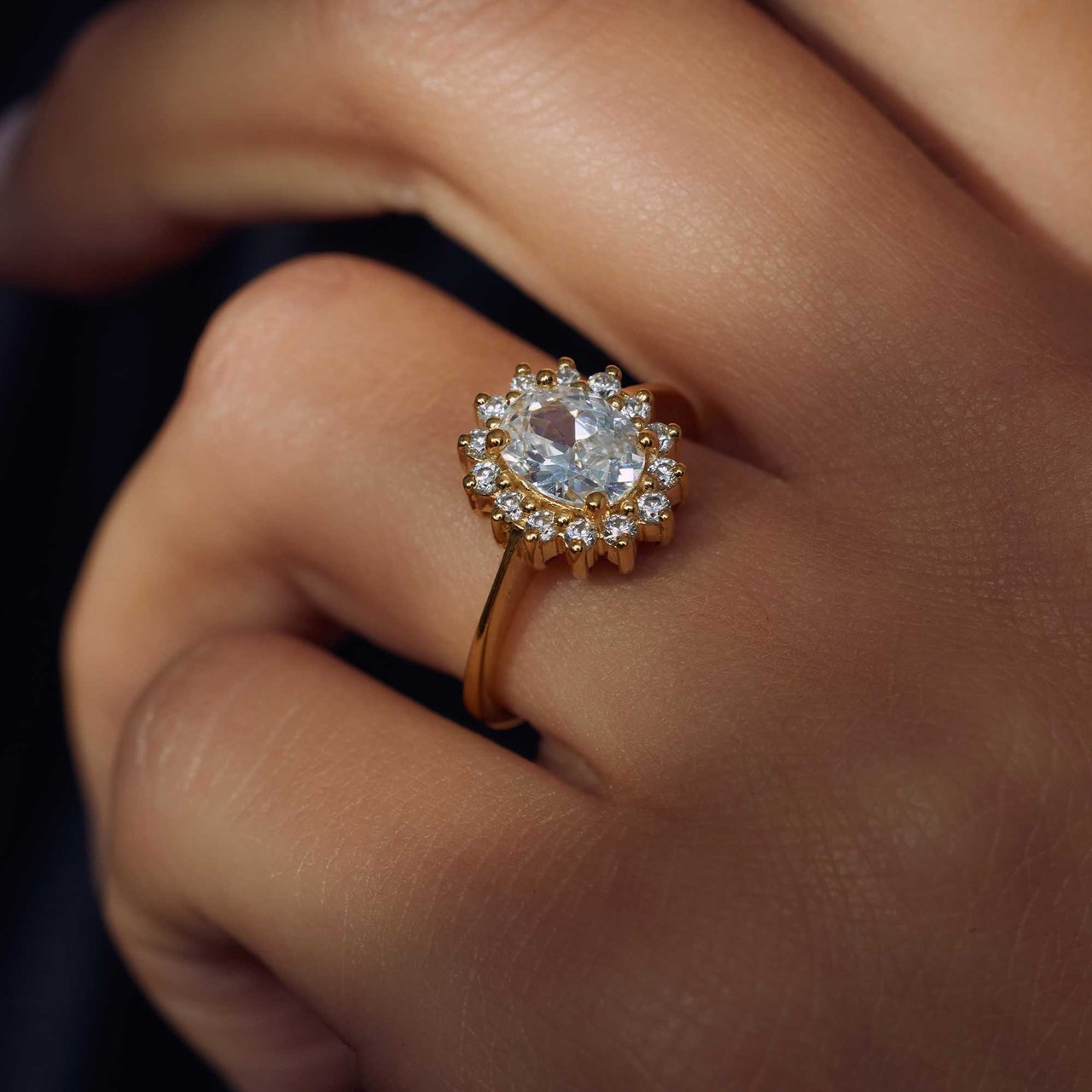 Arte Antwerp Mia Colore Bianca Ring met Zirkonia Goud