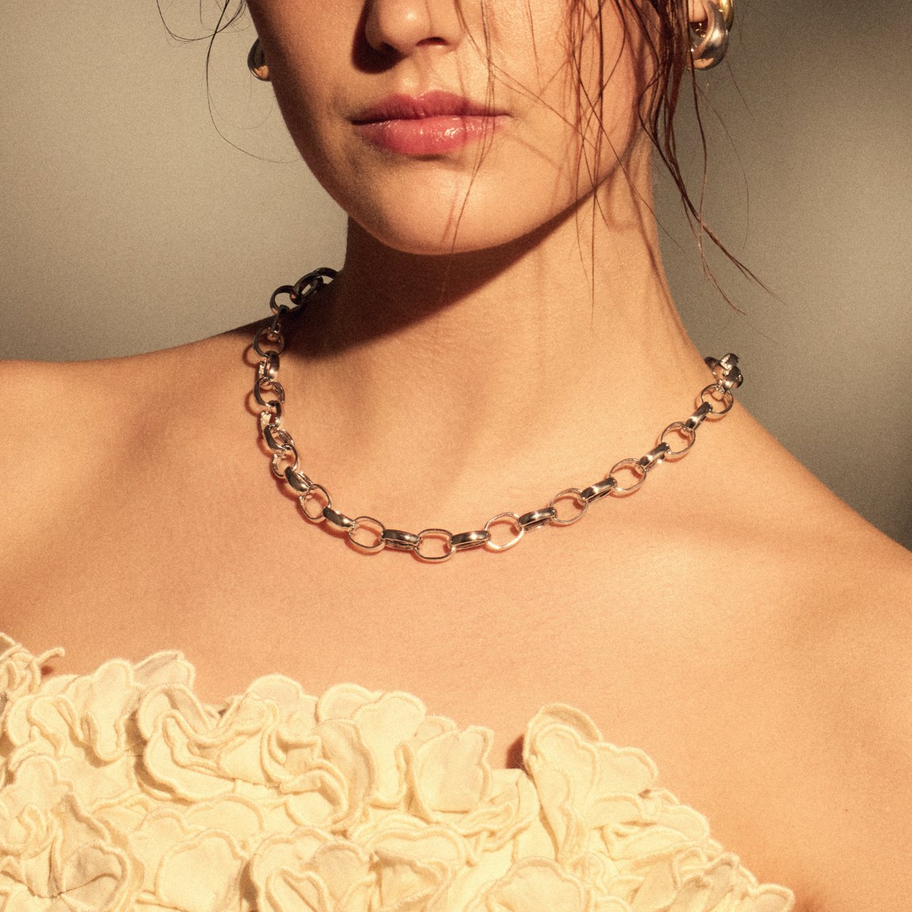 Arte Antwerp Bibbiena Poppi Adriane Ketting met Zirkonia Zilver