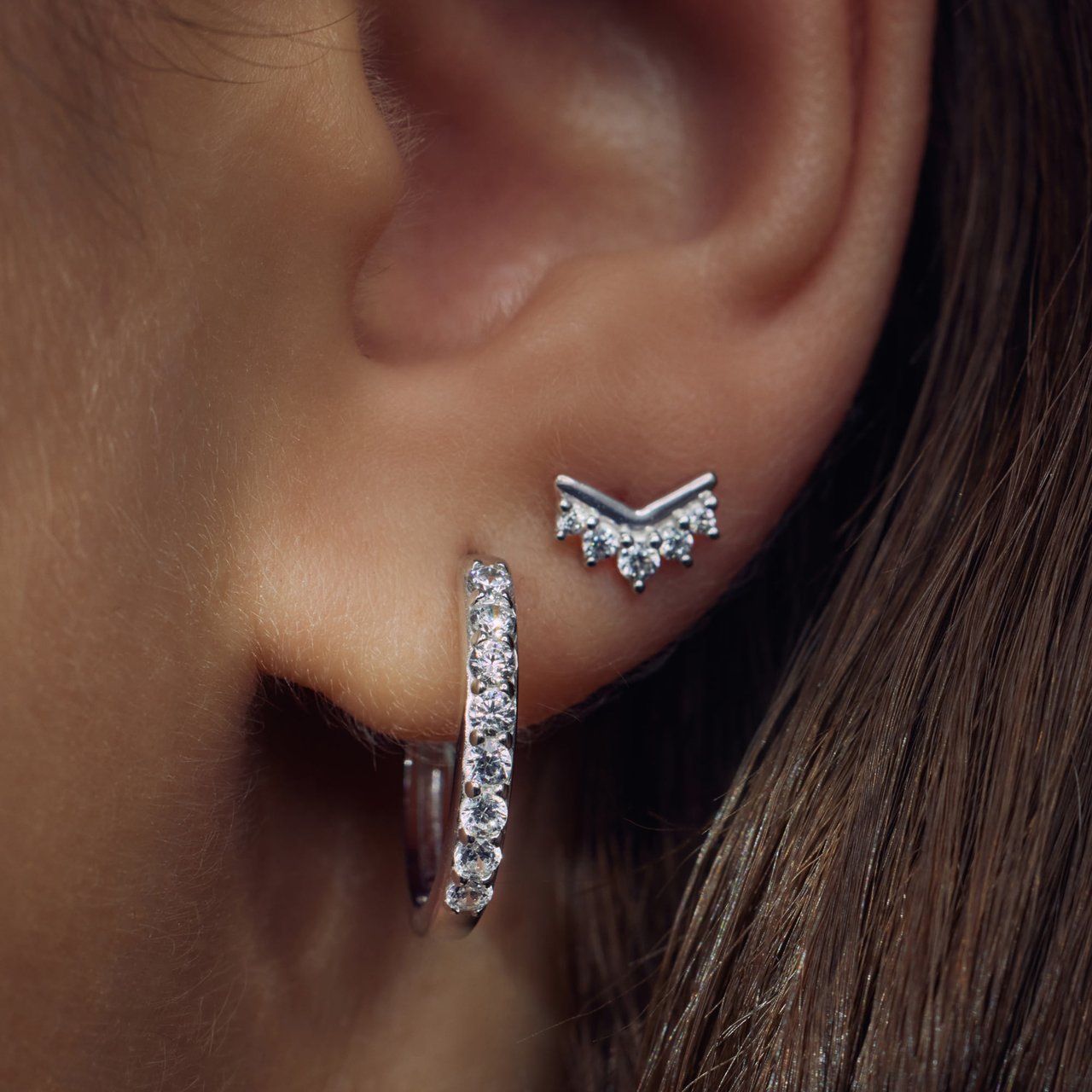 Arte Antwerp Santa Maria della Base Oorringen met Zirkonia Goud