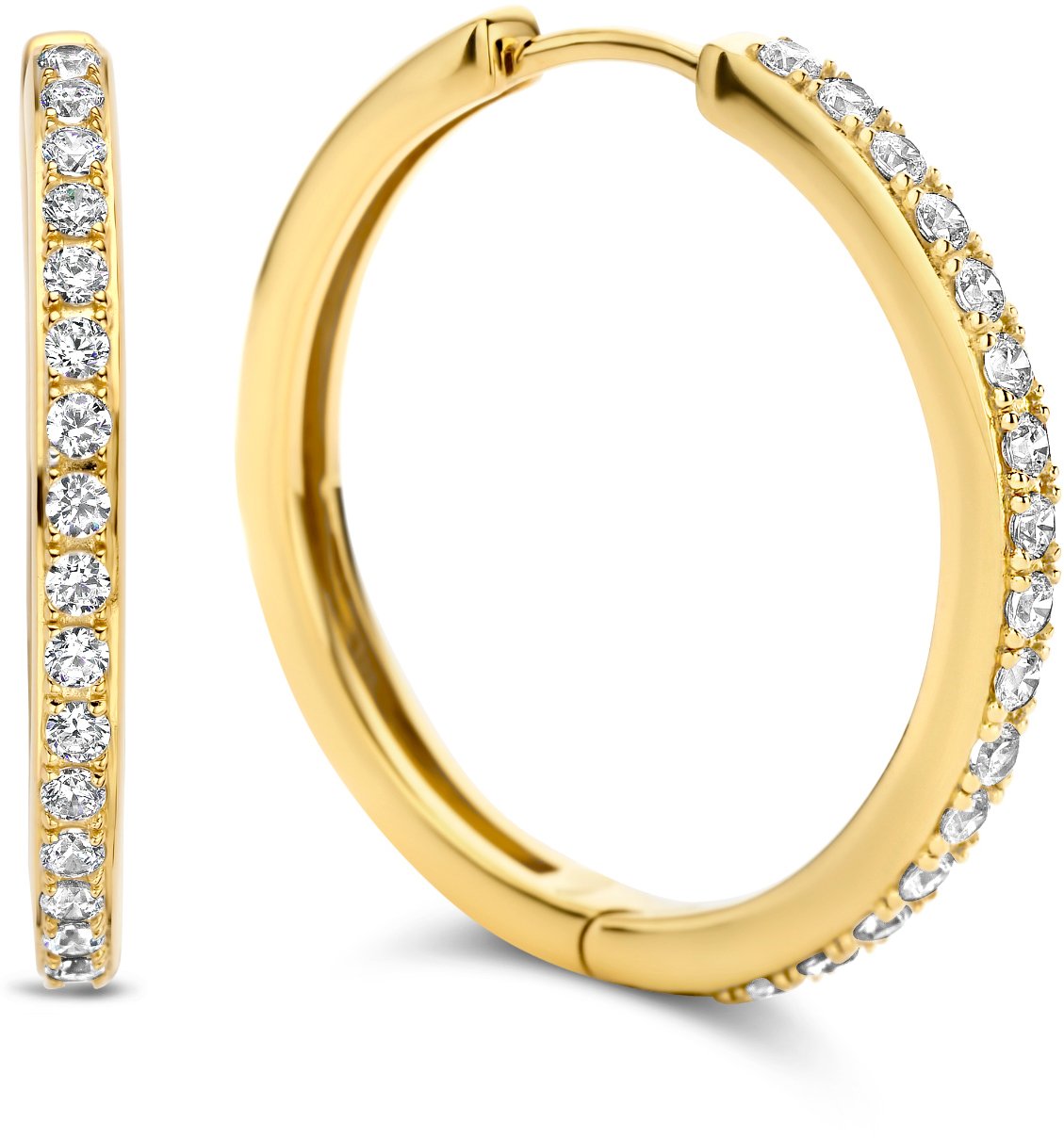 Arte Antwerp Santa Maria della Base Oorringen met Zirkonia Goud