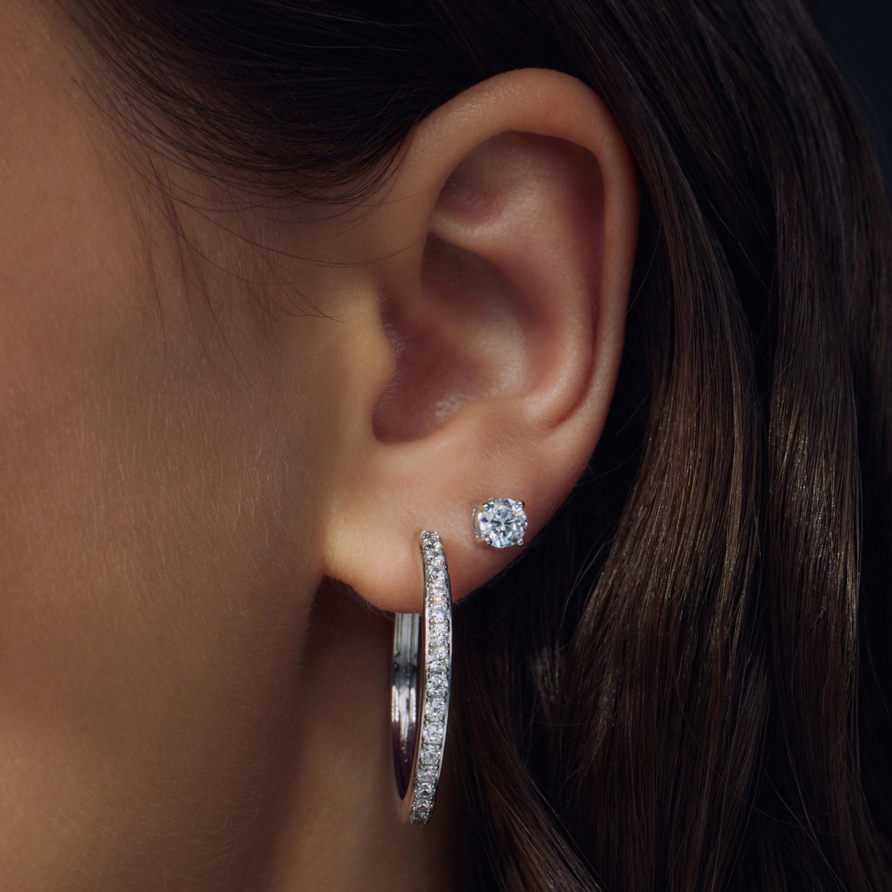 Arte Antwerp Santa Maria della Base Oorringen met Zirkonia Zilver