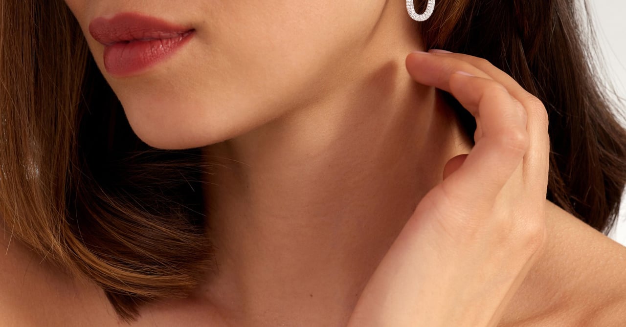 Arte Antwerp Bibbiena Poppi Clara Oorhangers met Zirkonia Zilver