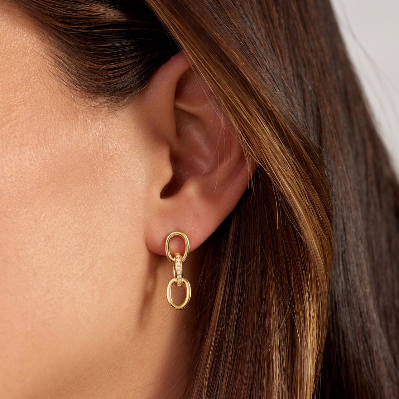 Arte Antwerp Bibbiena Poppi Clara Oorhangers met Zirkonia Goud