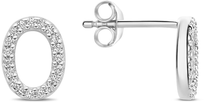 Arte Antwerp Bibbiena Poppi Clara Oorknoppen met Zirkonia Zilver