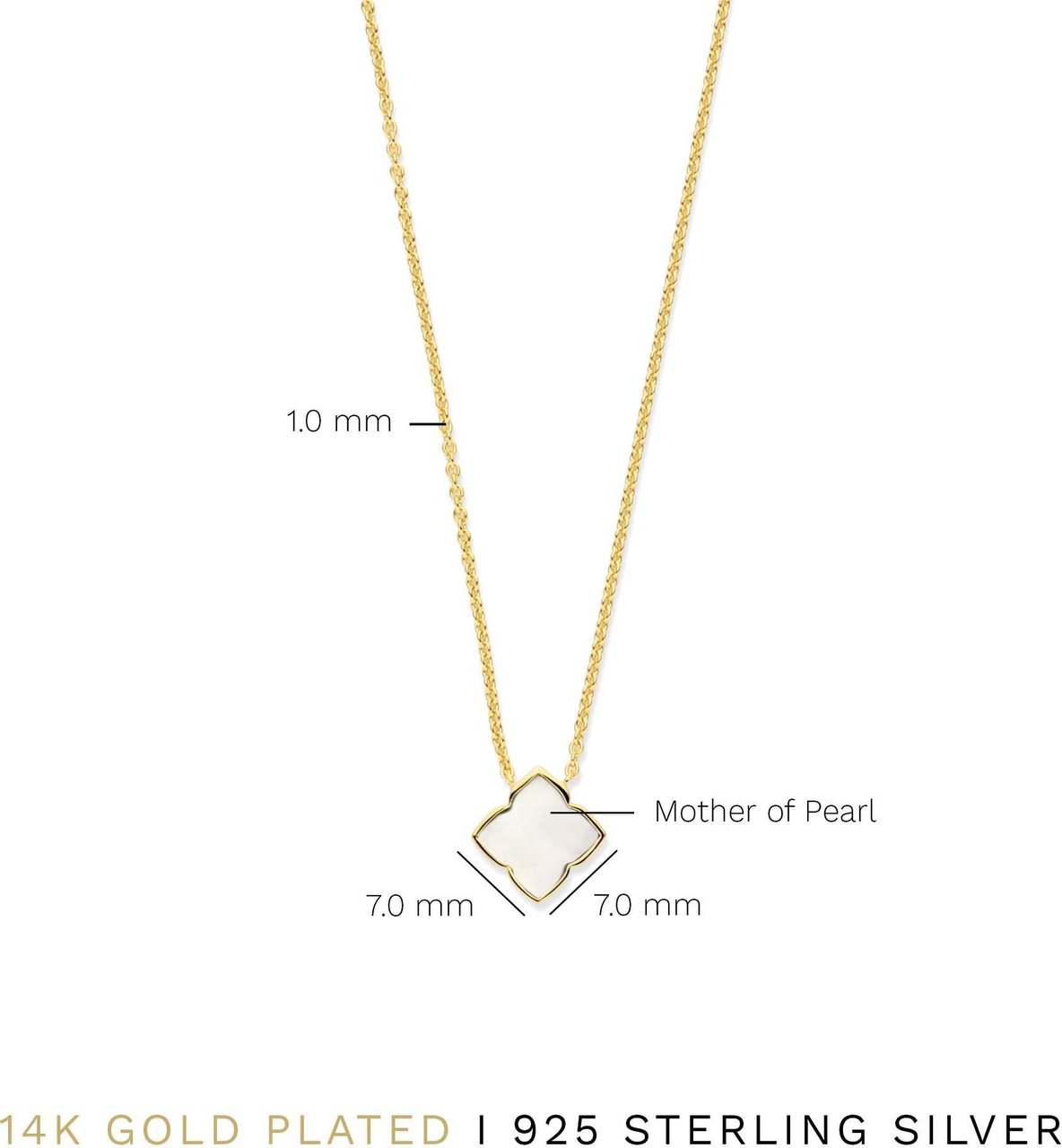Arte Antwerp Parte Di Me Brioso Cortona - Ketting - GoudWit Goud