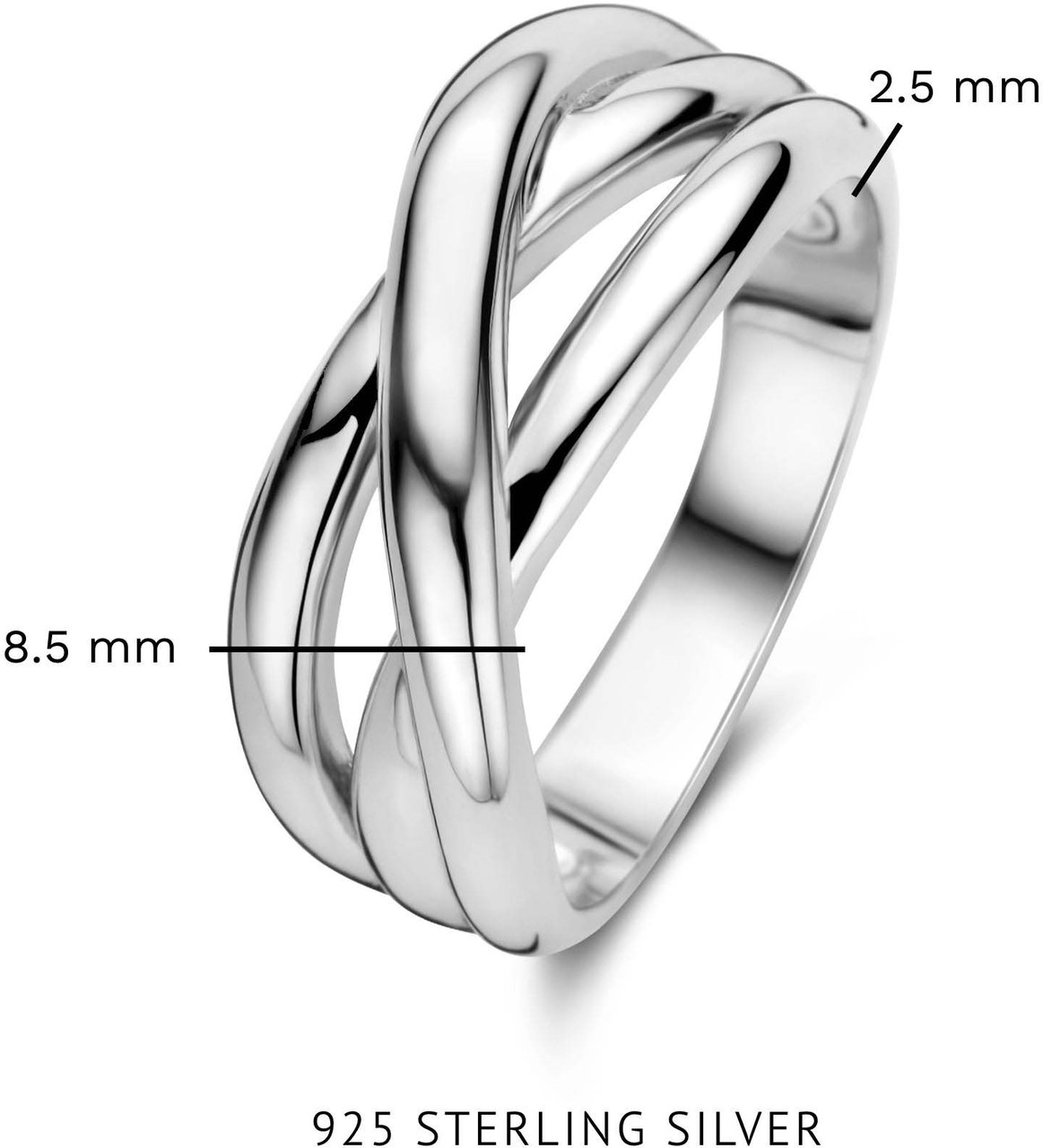 Arte Antwerp Parte Di Me Bibbiena Poppi - Ring - Zilver Zilver