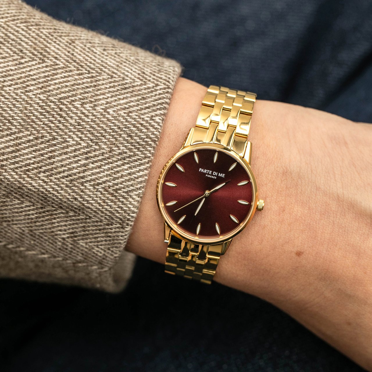 Arte Antwerp Parte Di Me - Horloge - Bruin Goud