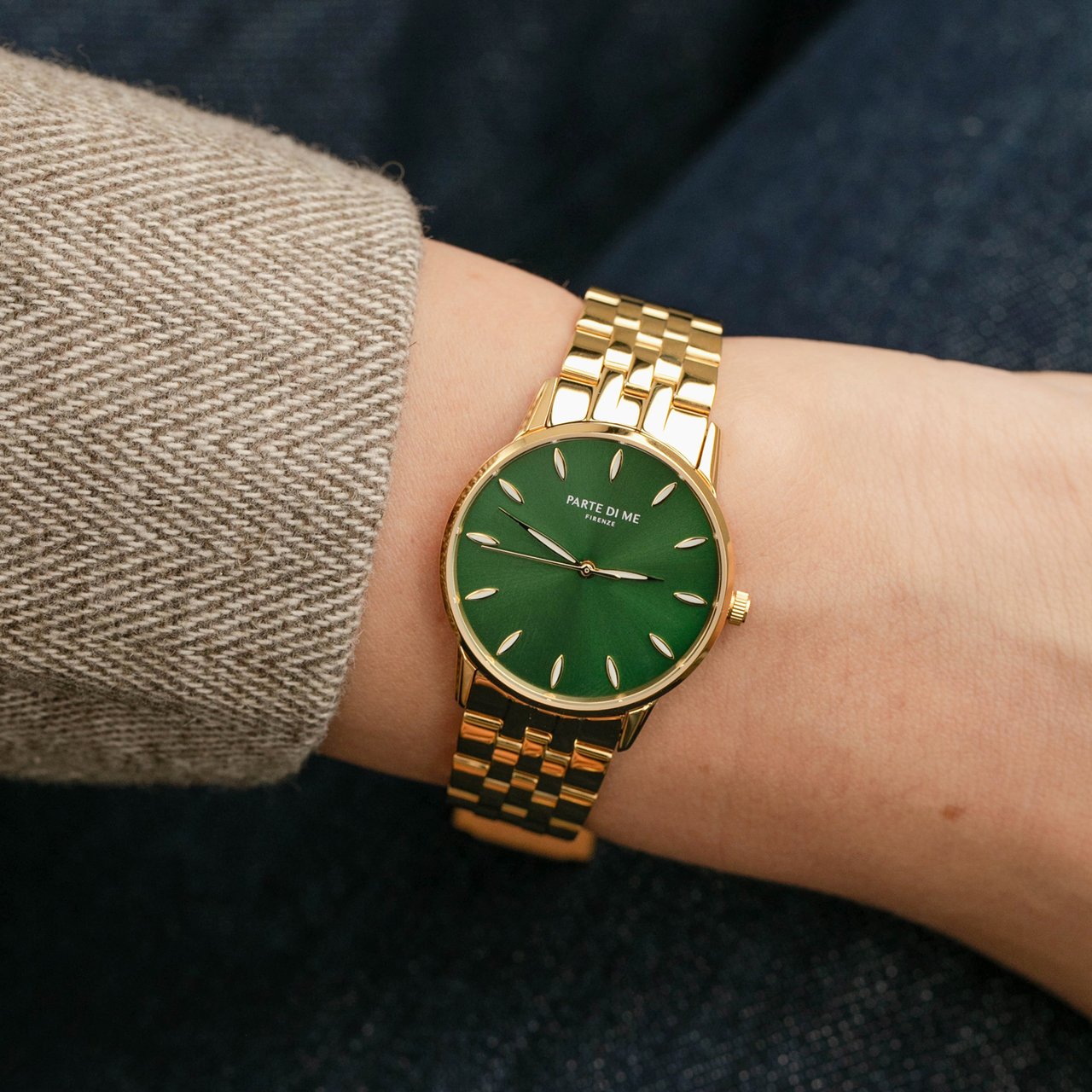 Arte Antwerp Parte Di Me - Horloge - Groen Goud