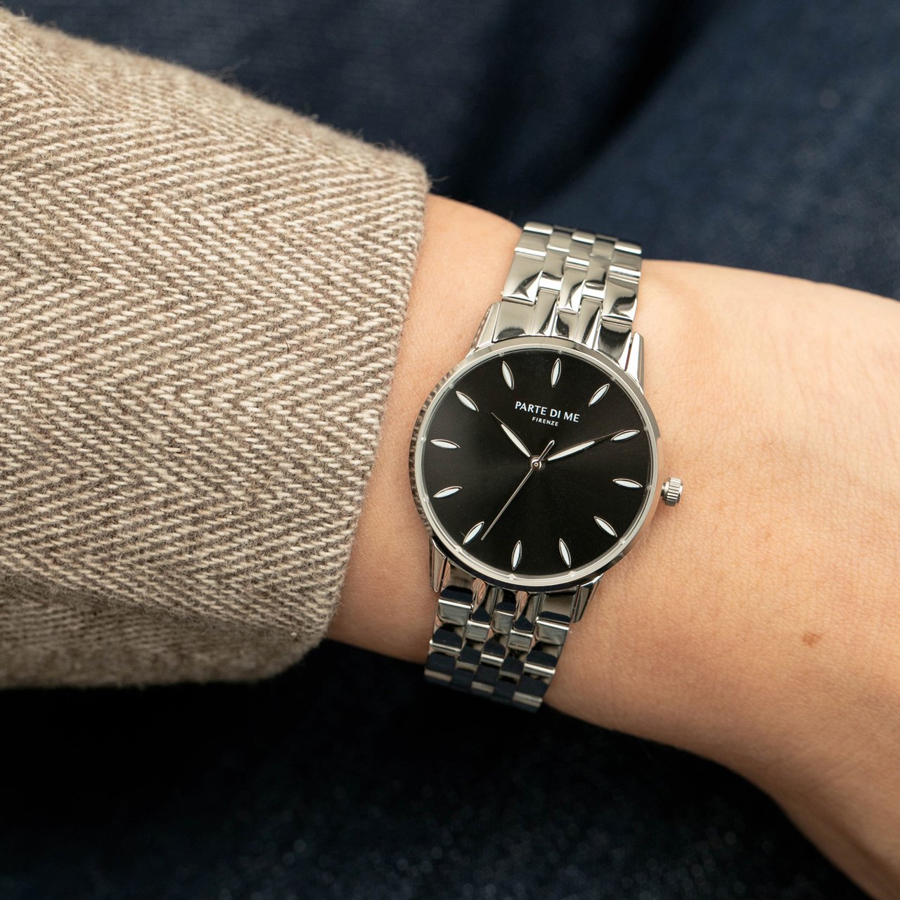 Arte Antwerp Parte Di Me - Horloge - Zwart Zilver