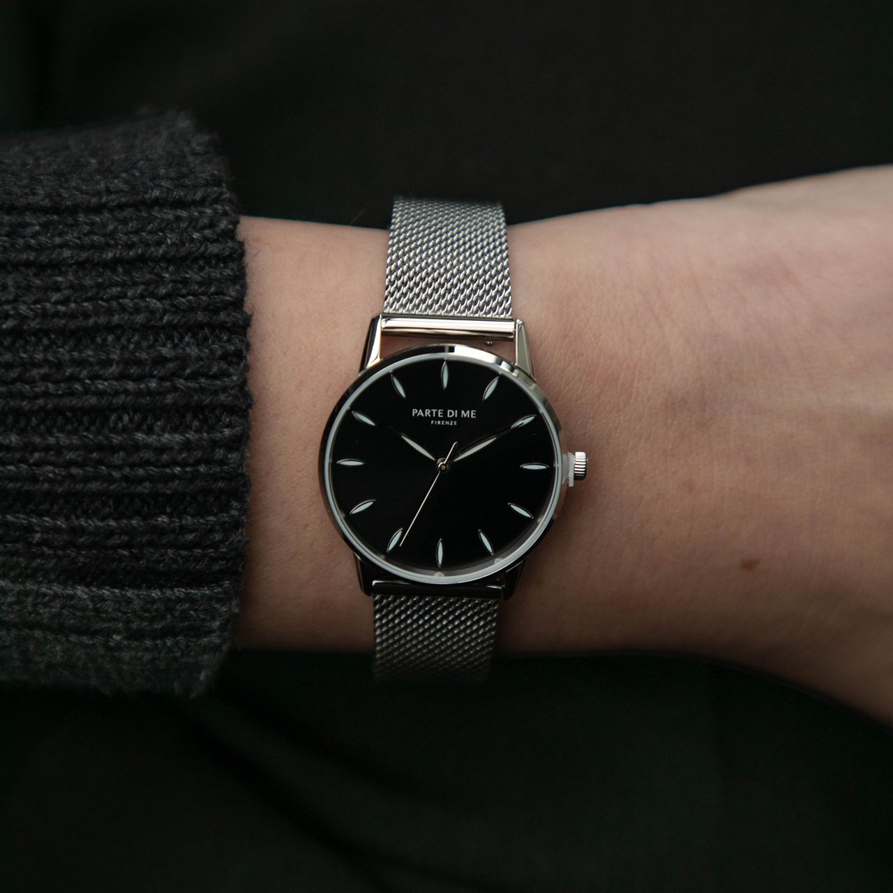Arte Antwerp Parte Di Me - Horloge - Zwart Zilver