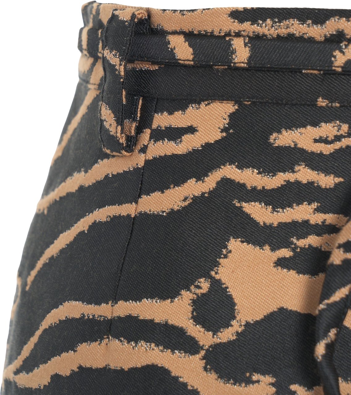 Arte Antwerp Animalier midi skirt 'Smilla' Zwart