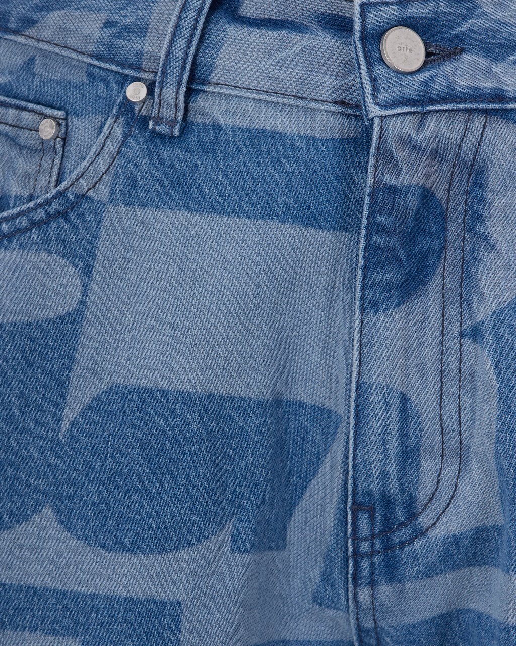 Arte Antwerp Trousers Raw Denim Blauw
