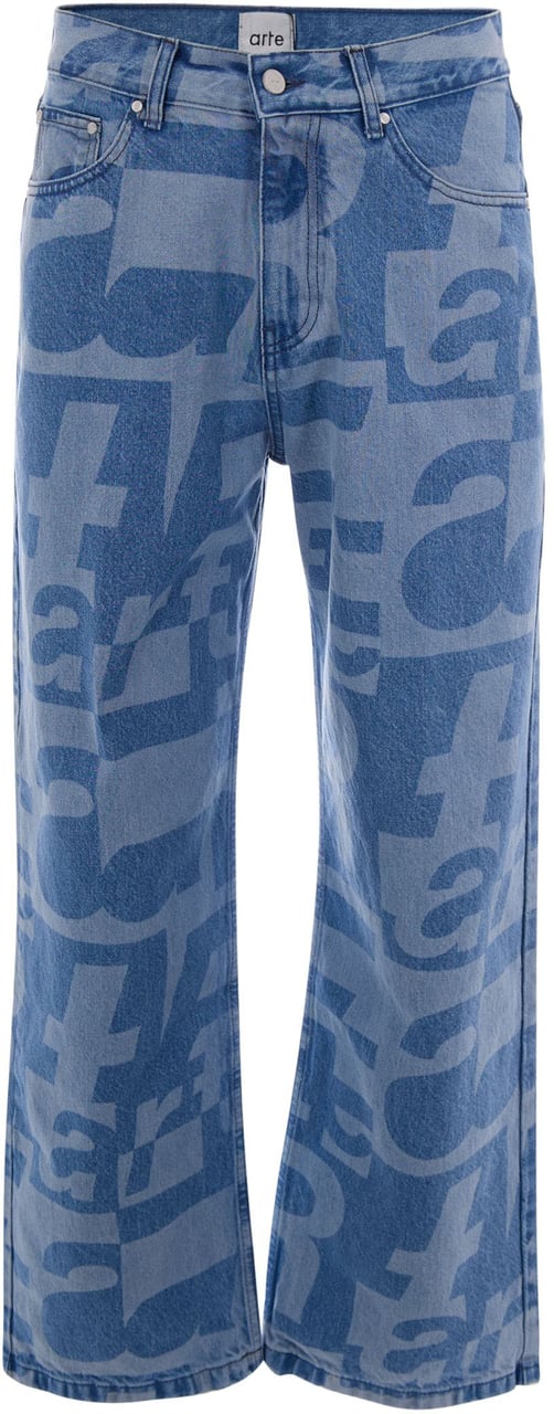Arte Antwerp Trousers Raw Denim Blauw