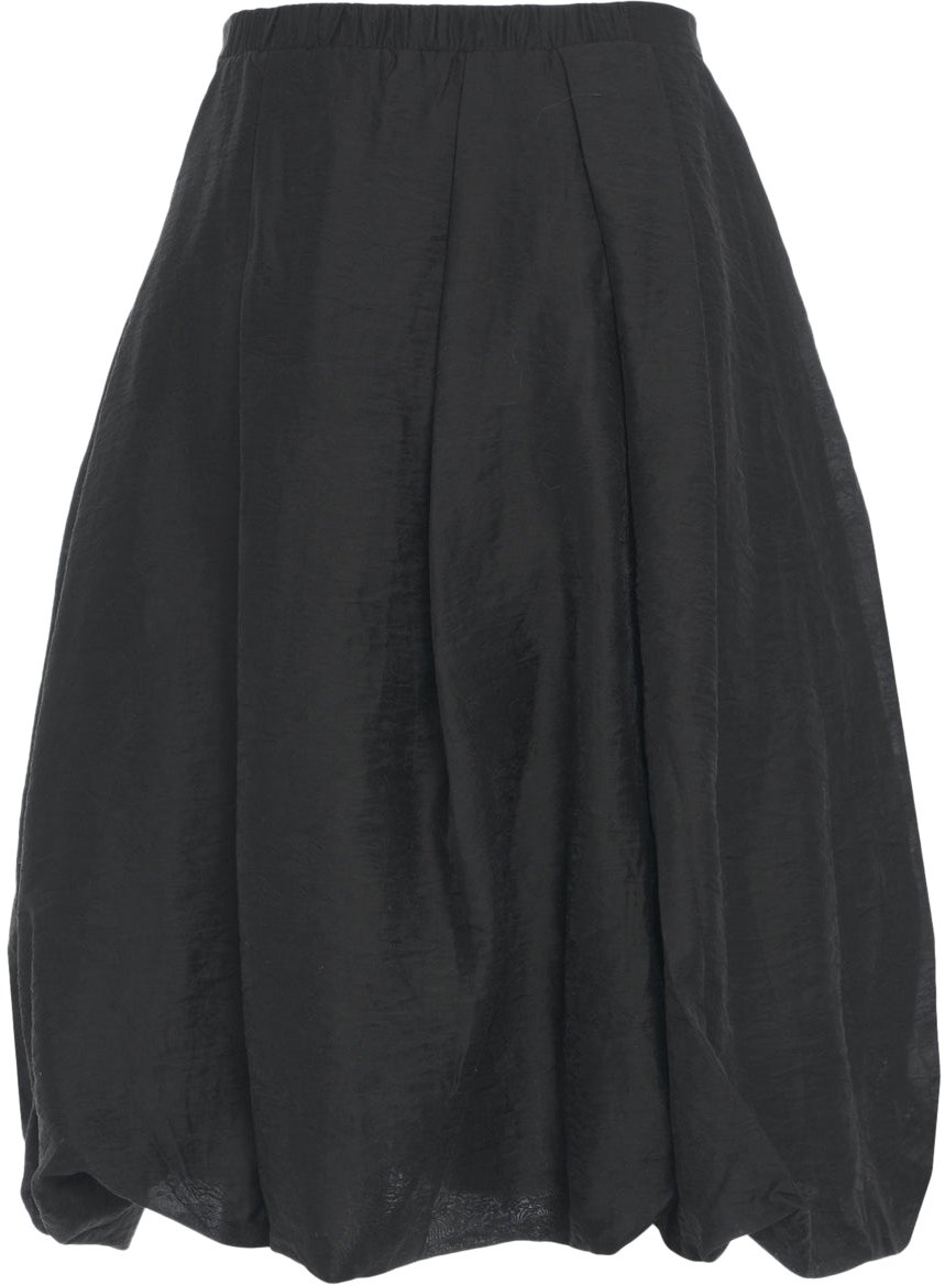 Arte Antwerp Balloon midi skirt 'Susan' Zwart