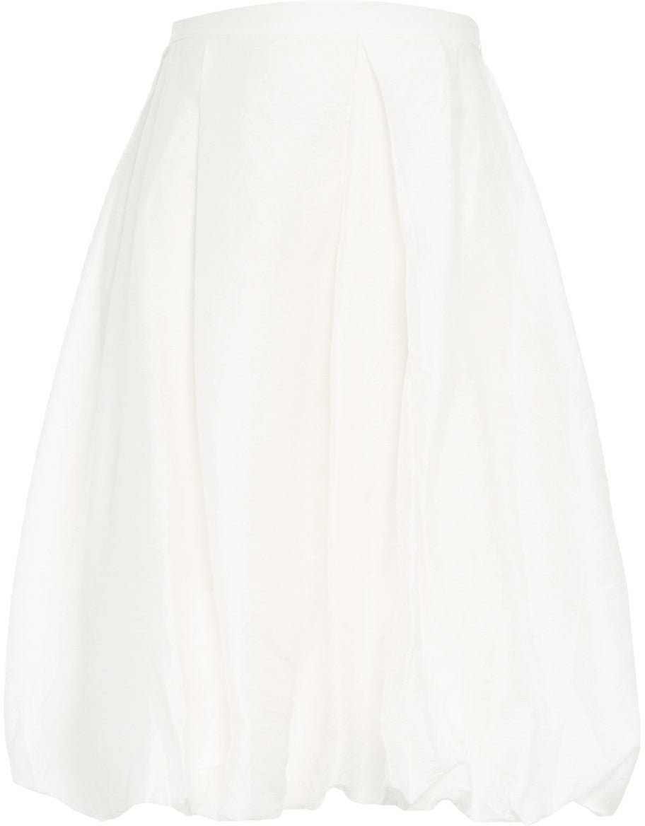 Arte Antwerp Balloon midi skirt 'Susan' Wit