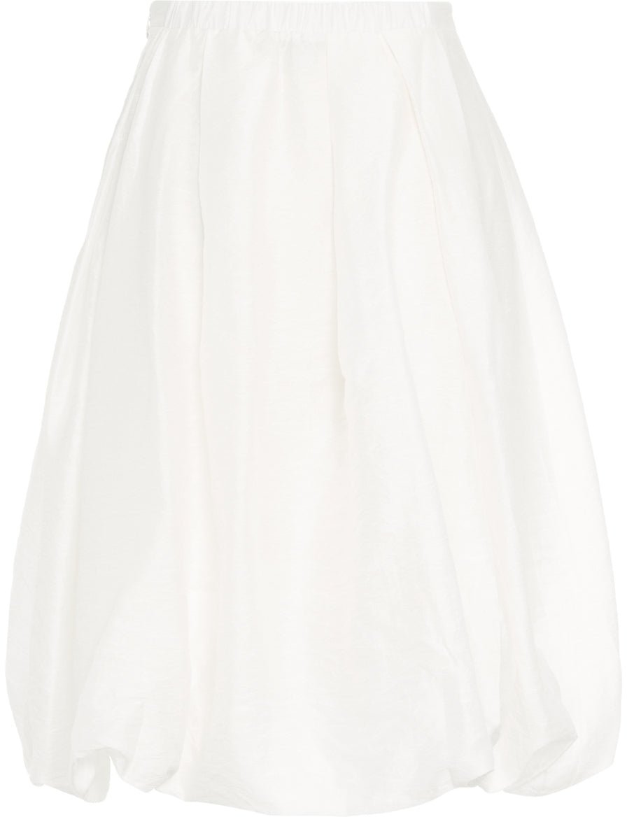 Arte Antwerp Balloon midi skirt 'Susan' Wit