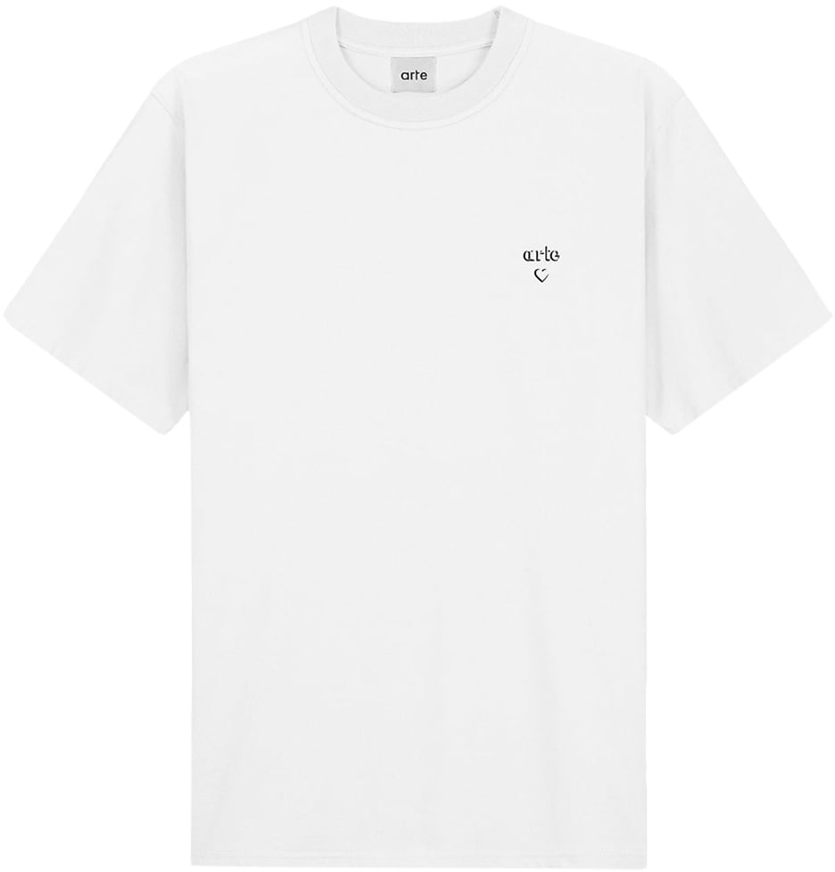 Arte Antwerp T-Shirt Arte Heart Bianca Wit