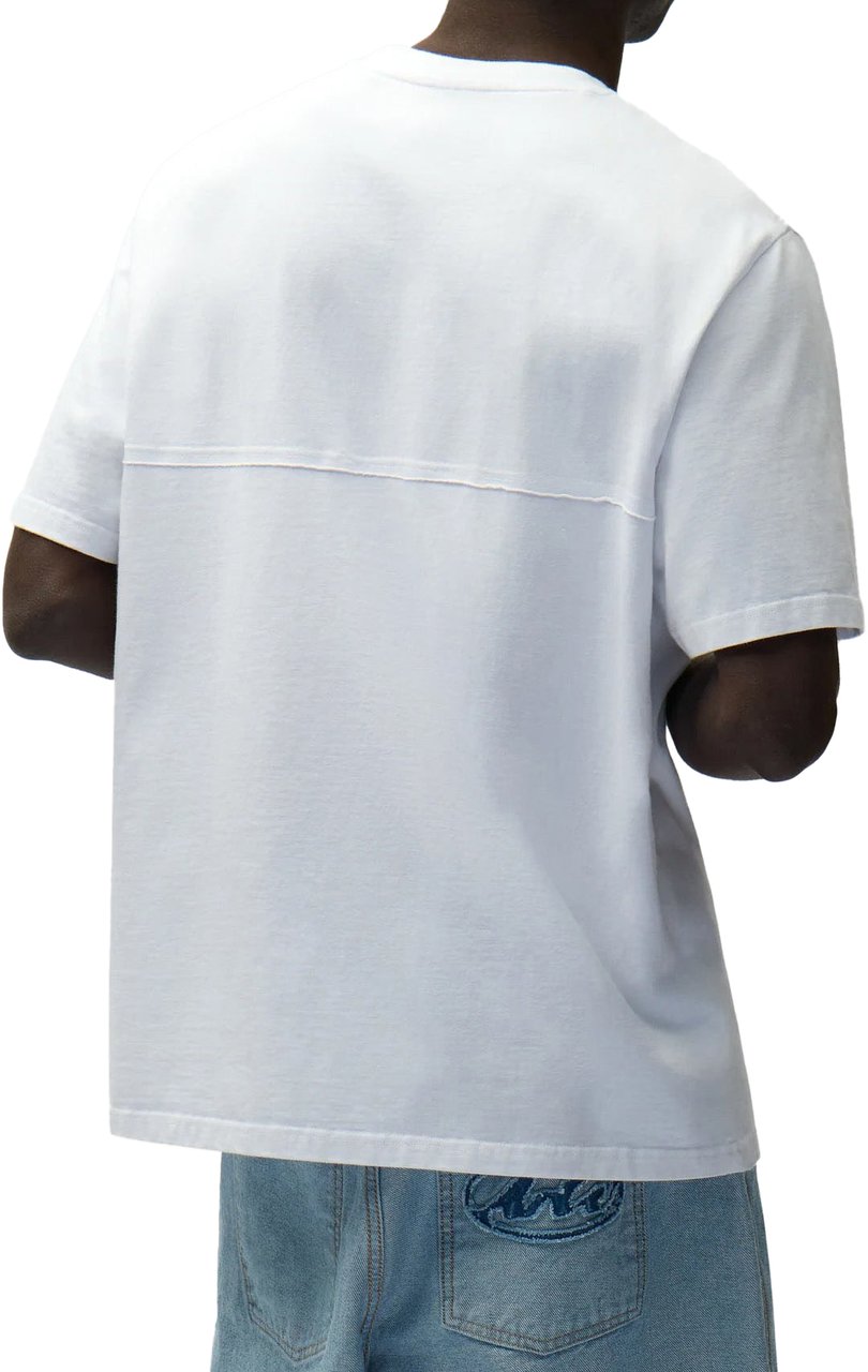 Arte Antwerp T-Shirt Circle Logo Cut Bianca Wit