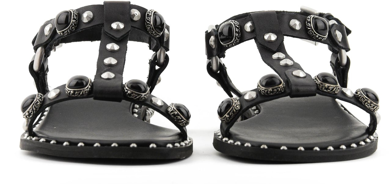 Ash Sandal Podium Black/silver Zwart