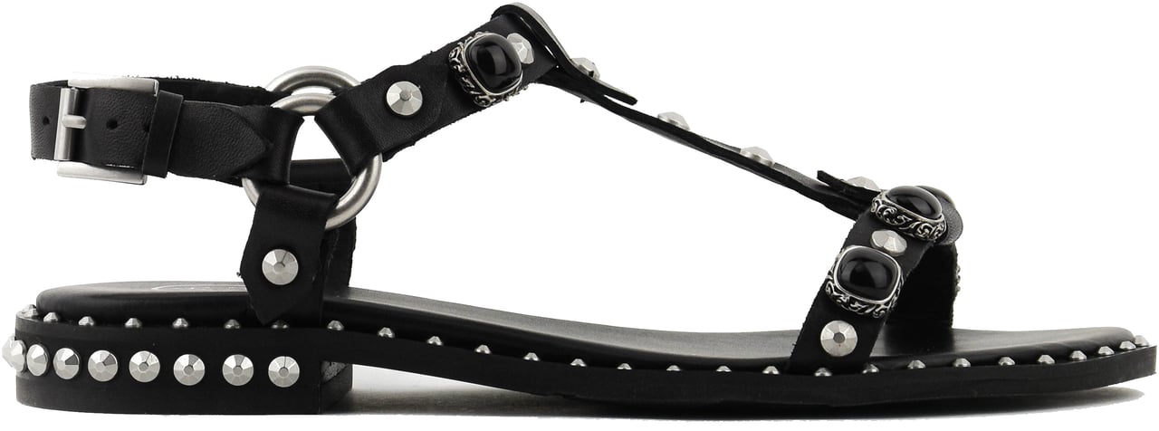 Ash Sandal Podium Black/silver Zwart