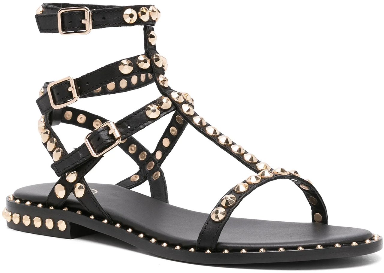 Ash Sandals Black/Antic Silver Zwart