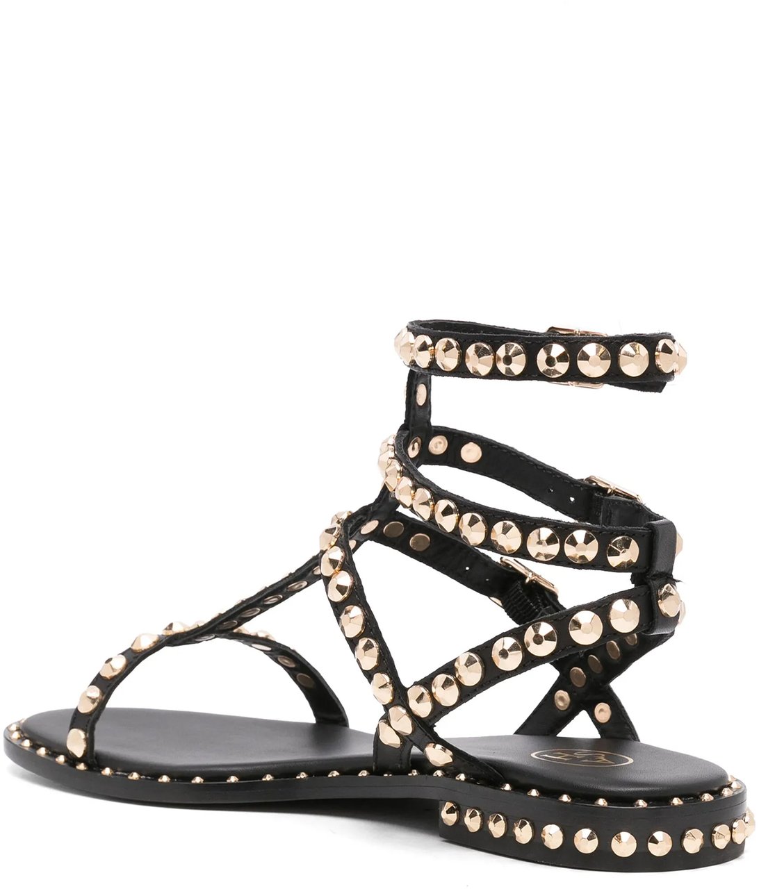 Ash Sandals Black/Antic Silver Zwart