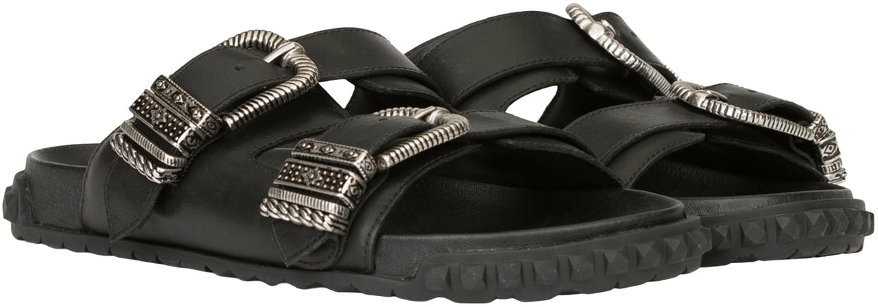 Ash Sandals Mustang Black Zwart