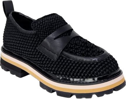 ASH Black Leather Platform Pumps Zwart