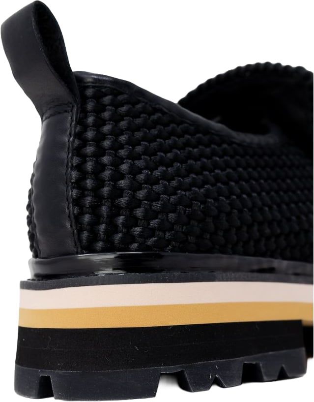 ASH Black Leather Platform Pumps Zwart
