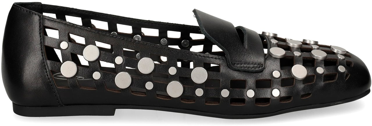 Ash Flat Shoes Mustang Black Zwart