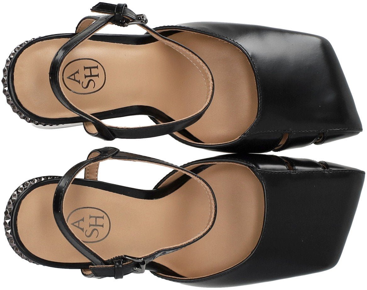 Ash ASH ALLURE SLINGBACK PUMP Zwart