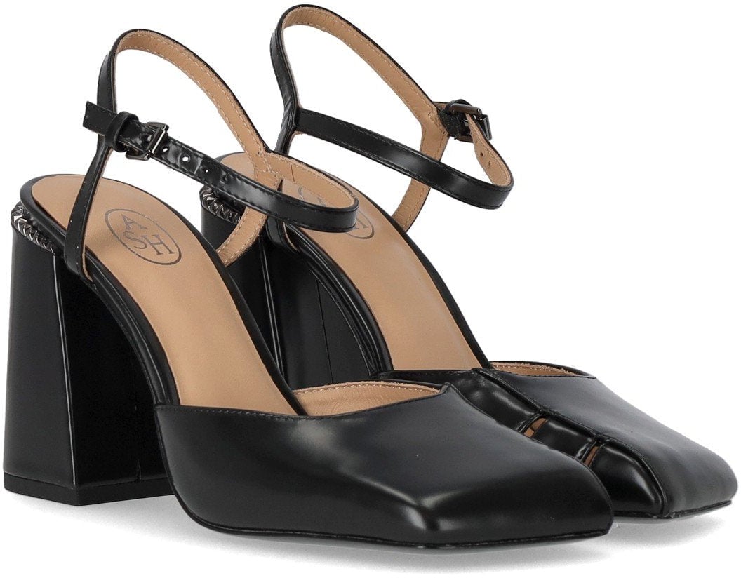 Ash ASH ALLURE SLINGBACK PUMP Zwart