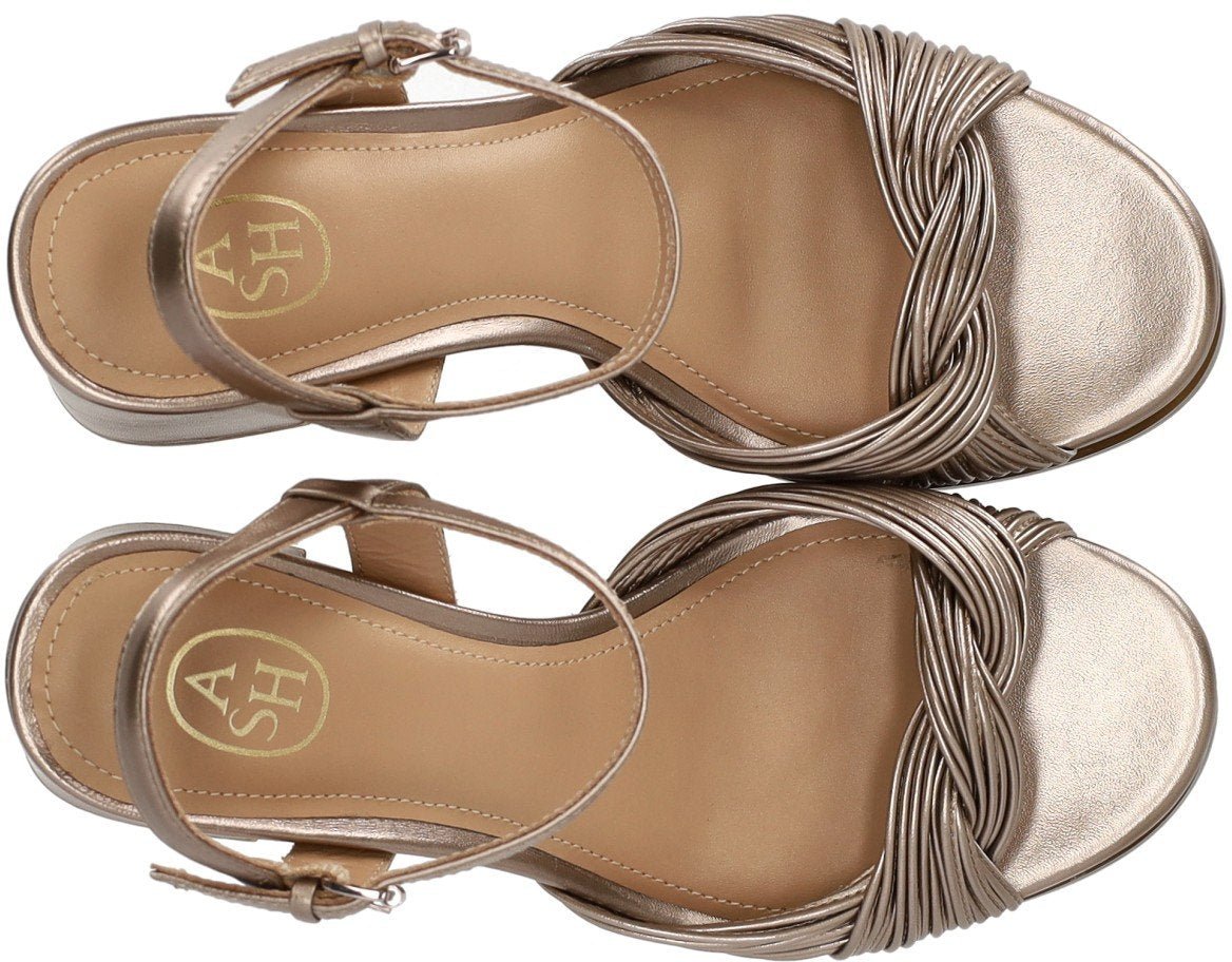 Ash ASH MUSE CHAMPAGNE HEELED SANDAL Beige