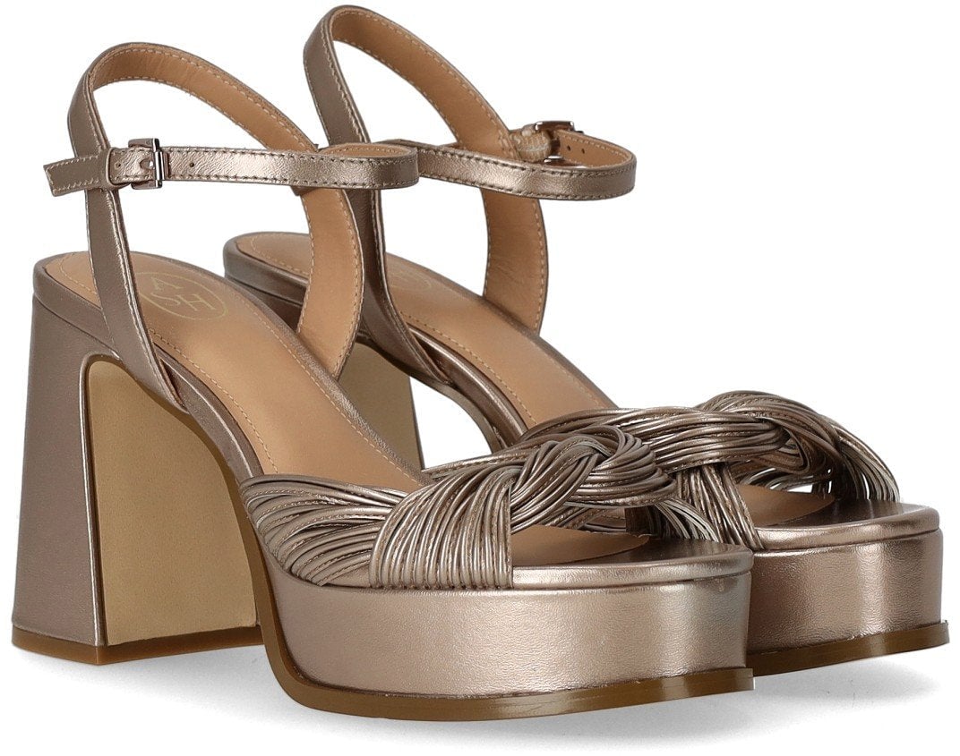 Ash ASH MUSE CHAMPAGNE HEELED SANDAL Beige